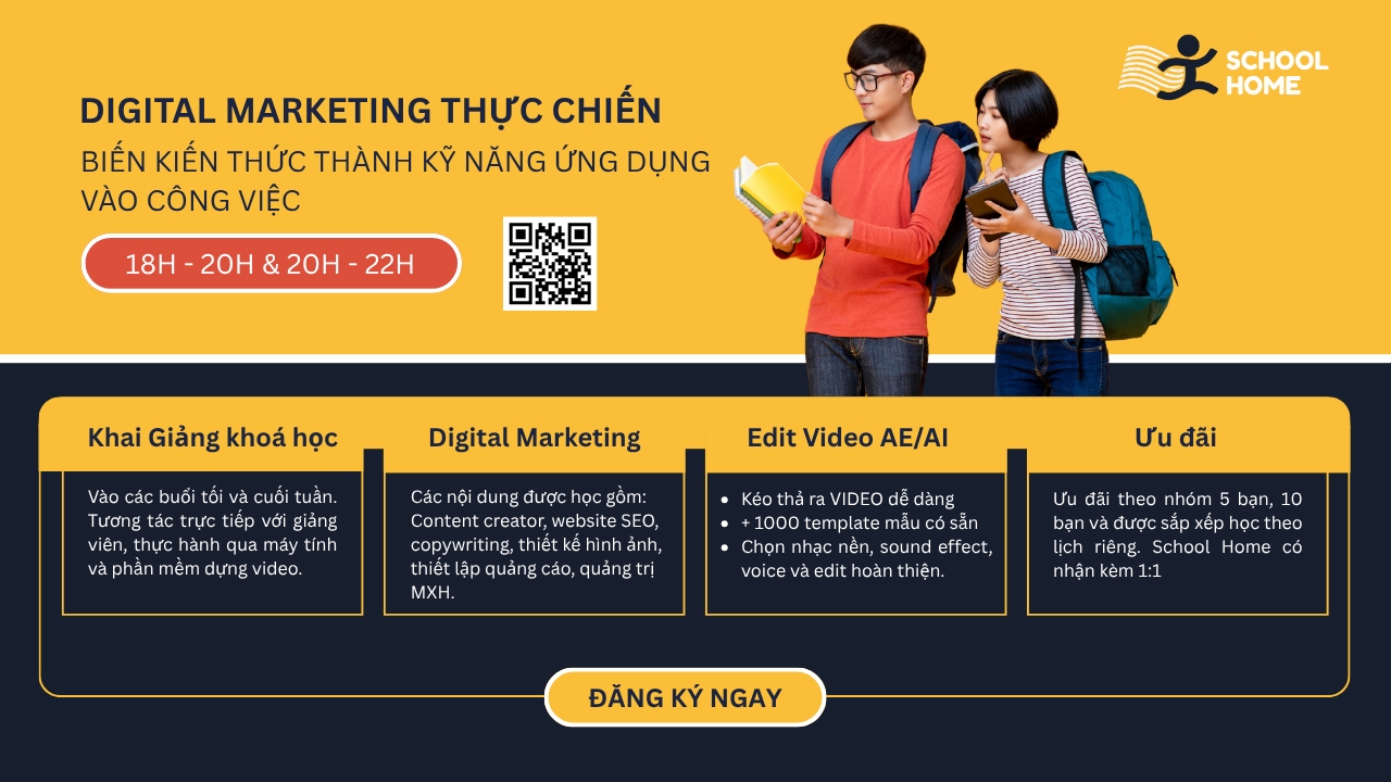 Khai giảng khoá học Digital Marketing thực chiến